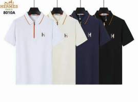 Picture of Hermes Polo Shirts Short _SKUHermesM-3XL8qx801027255